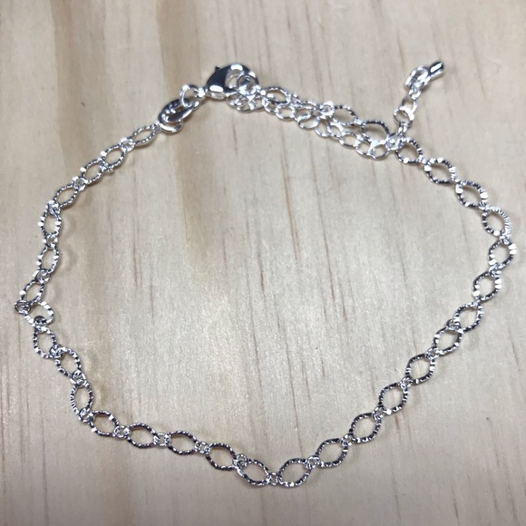 Sterling Silver 925 Dainty Anklet - Picture 2 of 3